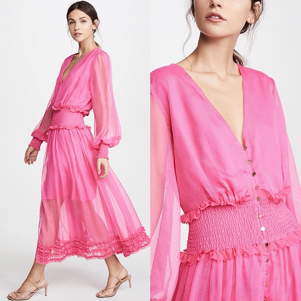 KEEPSAKE MOONLIGHT MIDI DRESS